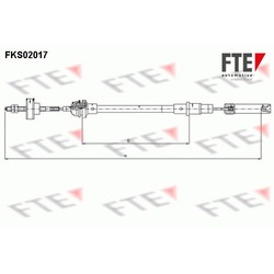 Linka sprzęgła FTE FKS02017